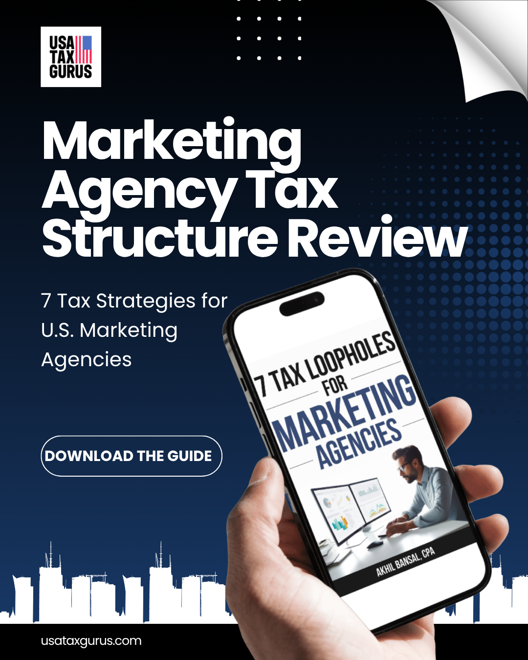 USA Tax Gurus Facebook ad from Mar 28, 2026
