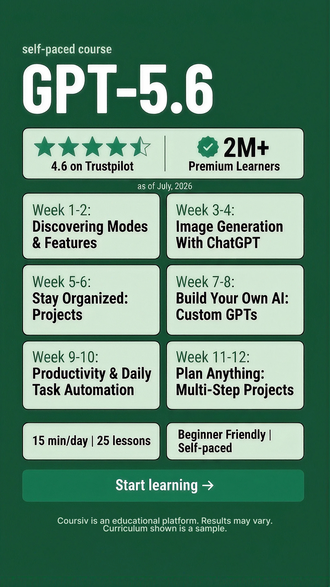 Coursiv Facebook ad