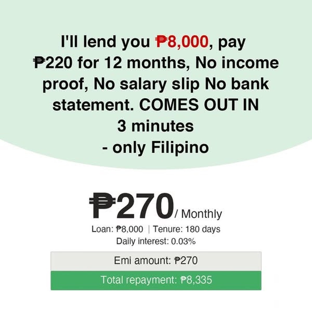 Mabilis Loan Facebook ad from Apr 15, 2026