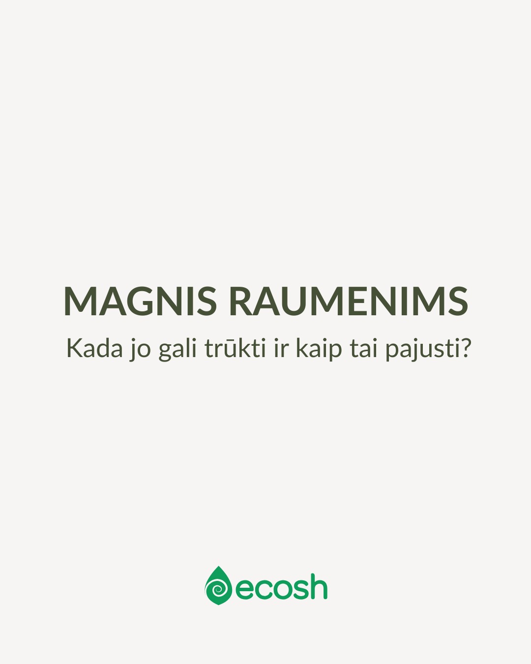Ecosh Lietuva Facebook ad