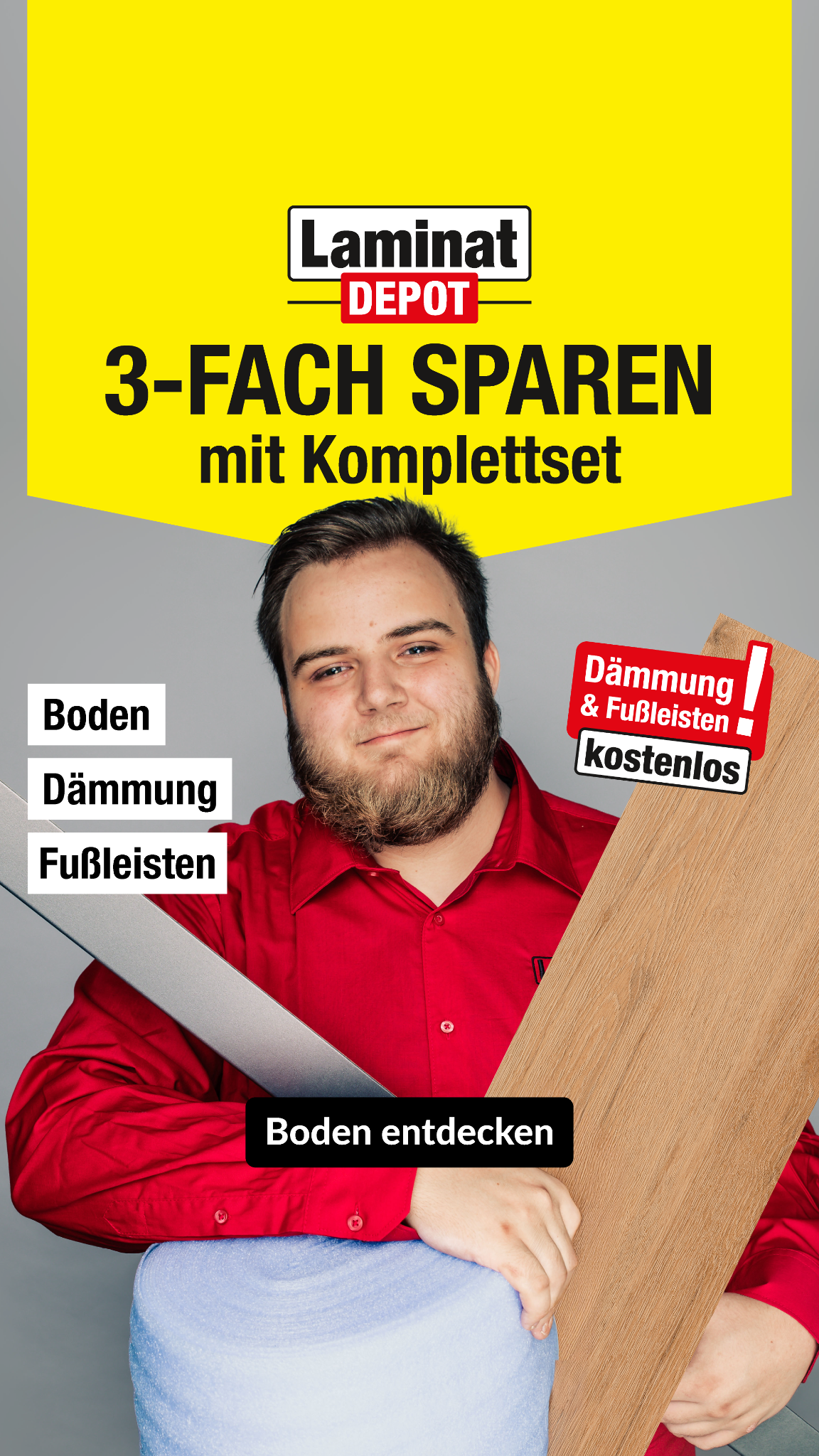Laminat DEPOT Facebook ad