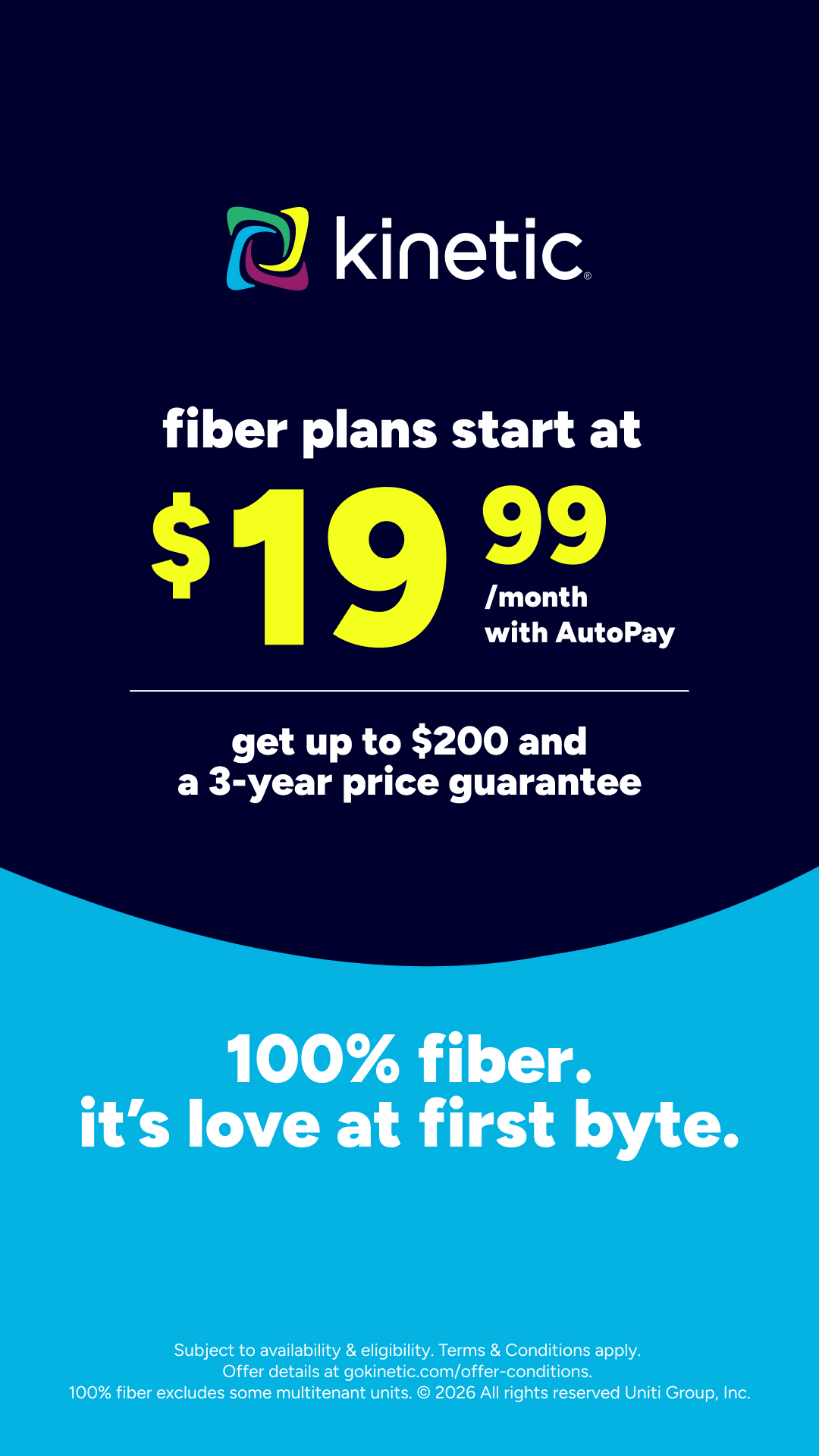 Kinetic Internet Facebook ad