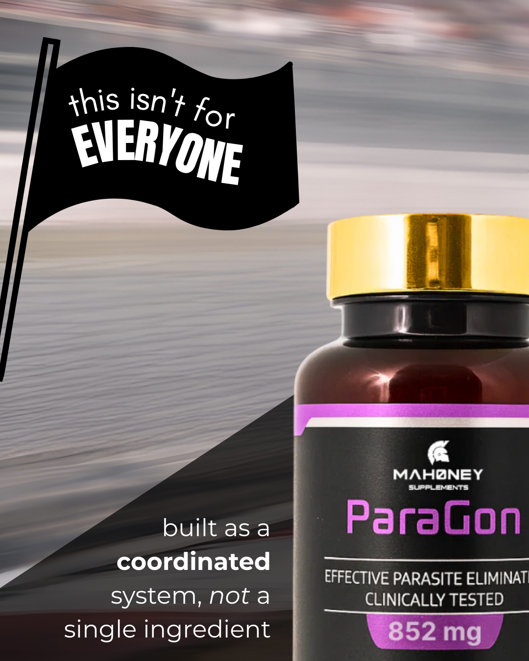 Mahoney Supplements Facebook ad