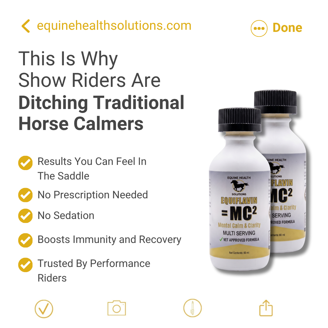 Equine Health Solutions Facebook ad