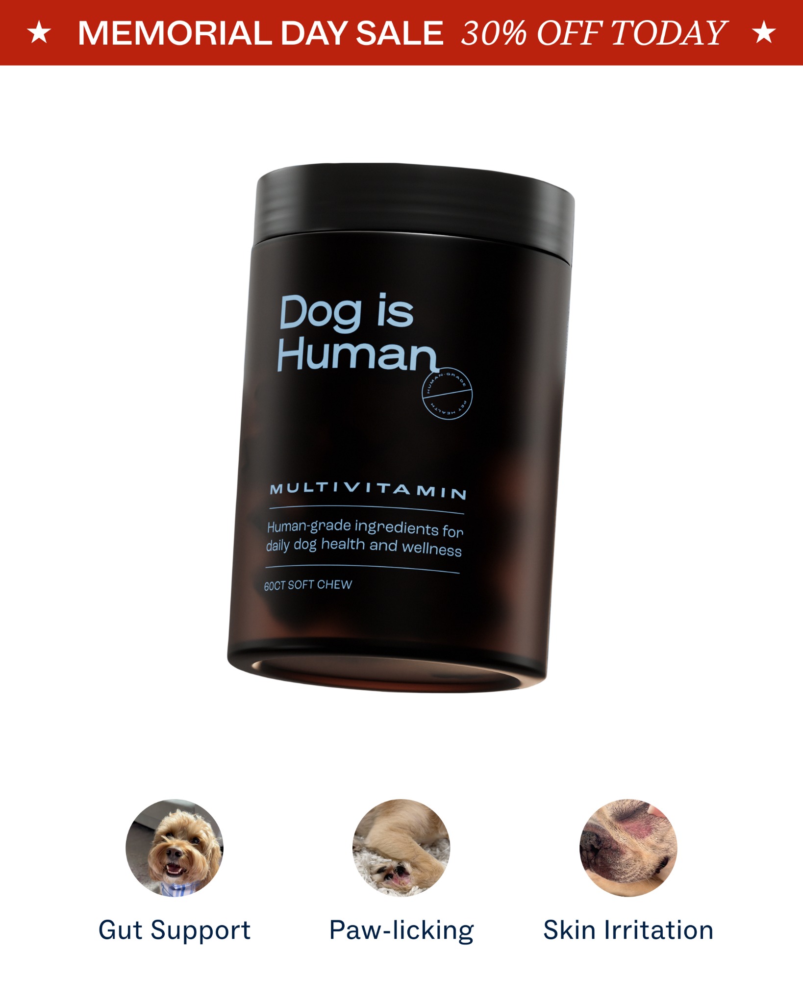 Dog is Human Facebook ad