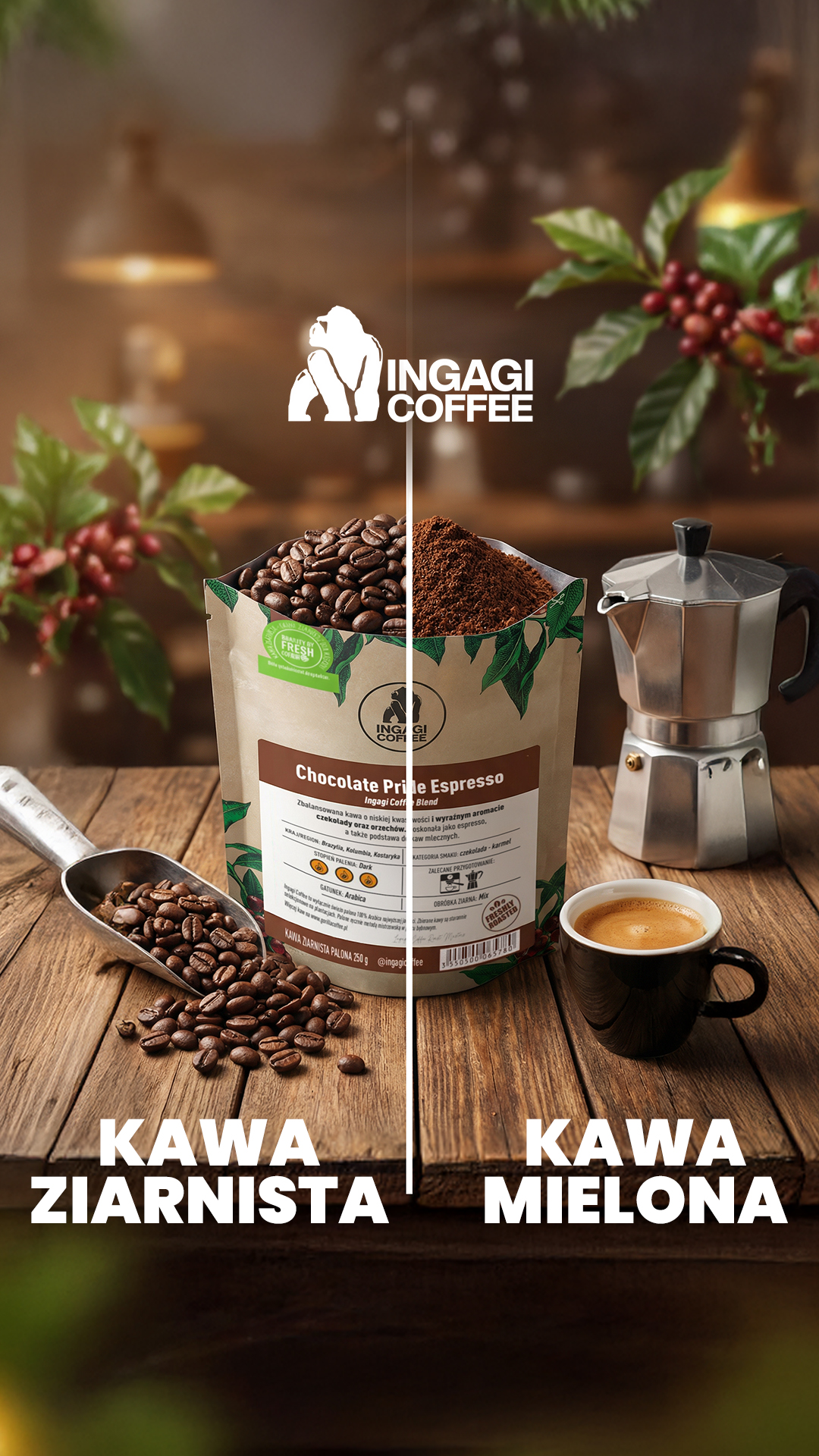 GorillaCoffee.pl Facebook ad