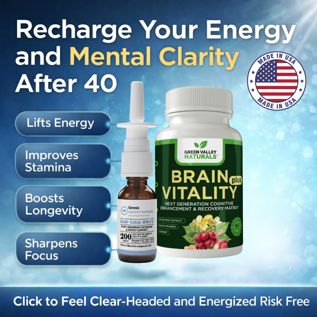 Longevity GLP Facebook ad: Feeling more tired and forgetful lately?