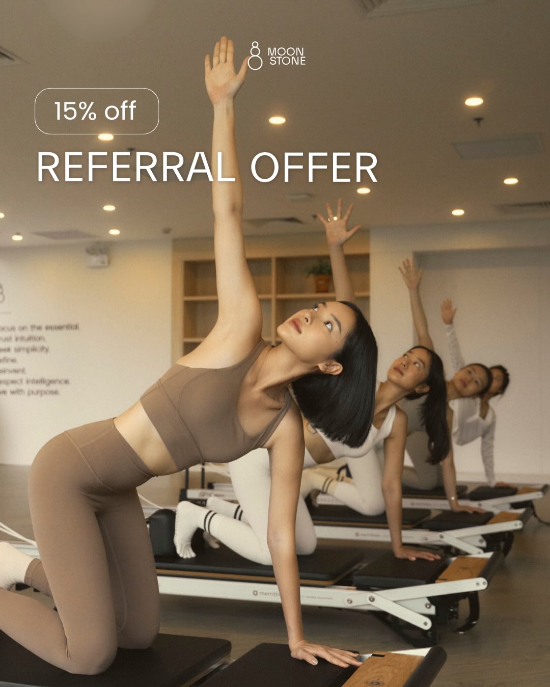 Moonstone Wellness Studio Facebook ad: Group Offer - 15% Off