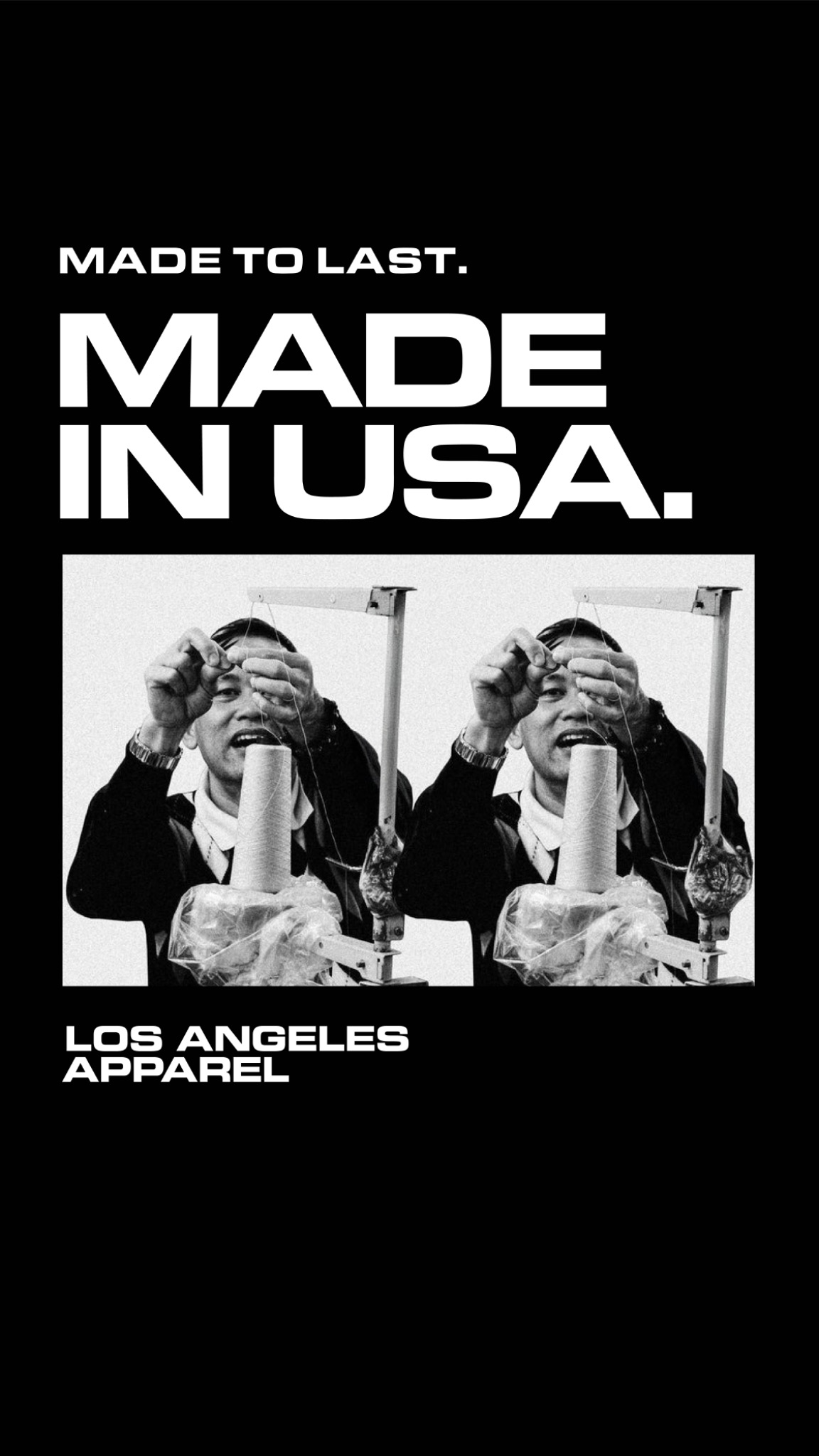 Los Angeles Apparel Facebook ad