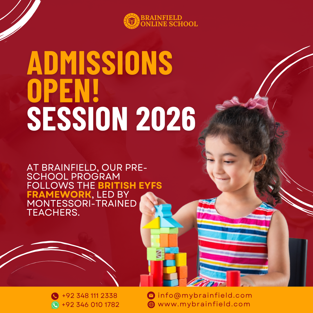 Brainfield School Facebook ad: Chat with us