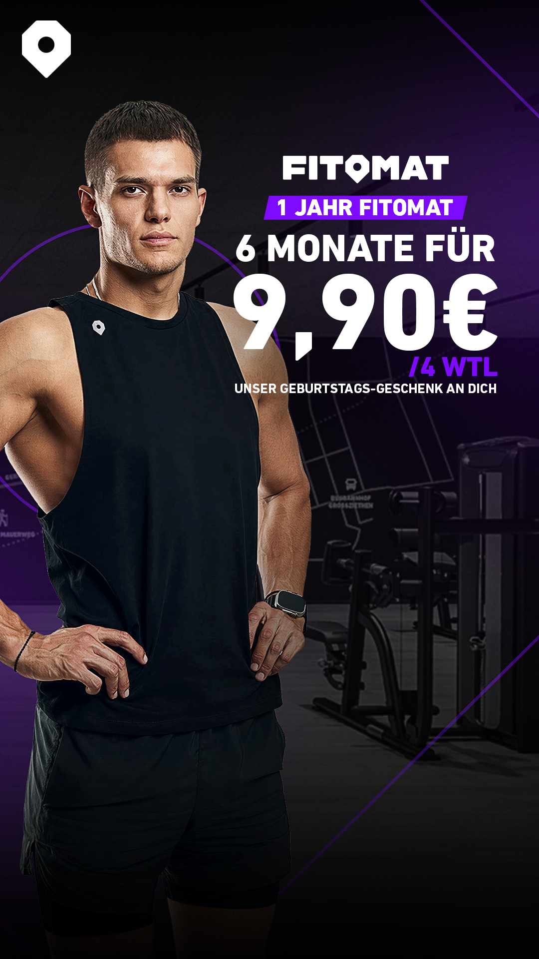 FITOMAT Großziethen Facebook ad from May 4, 2026