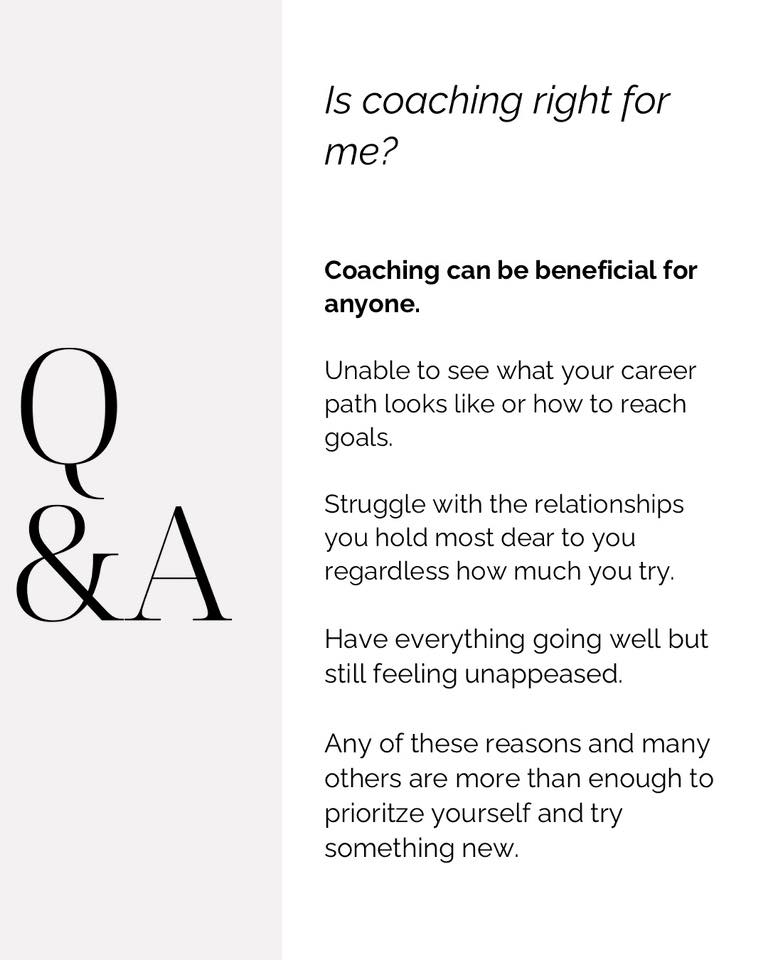 Montelli Life Coaching Facebook ad: Going to someone for help can be scary.