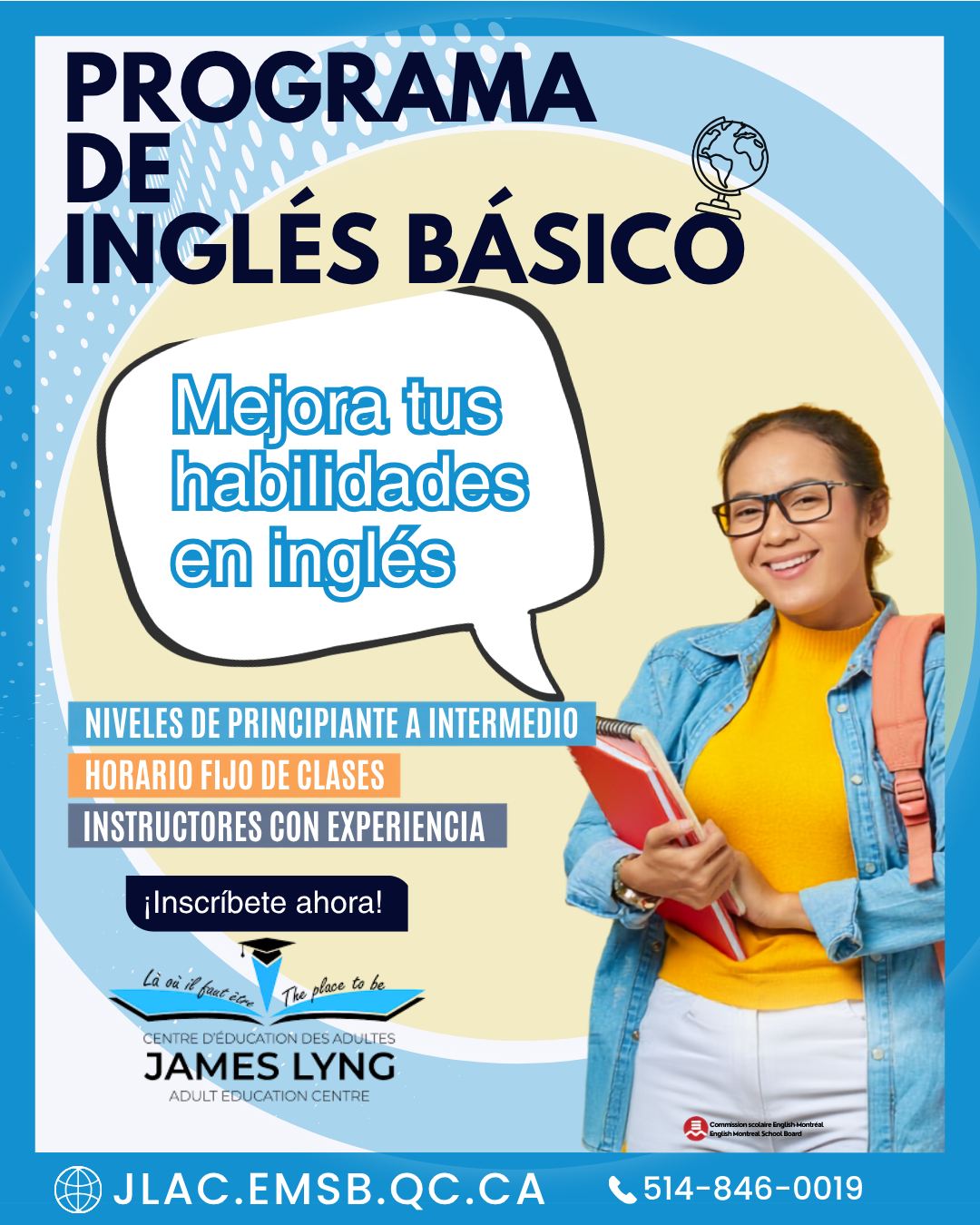 James Lyng Adult Education Centre Facebook ad