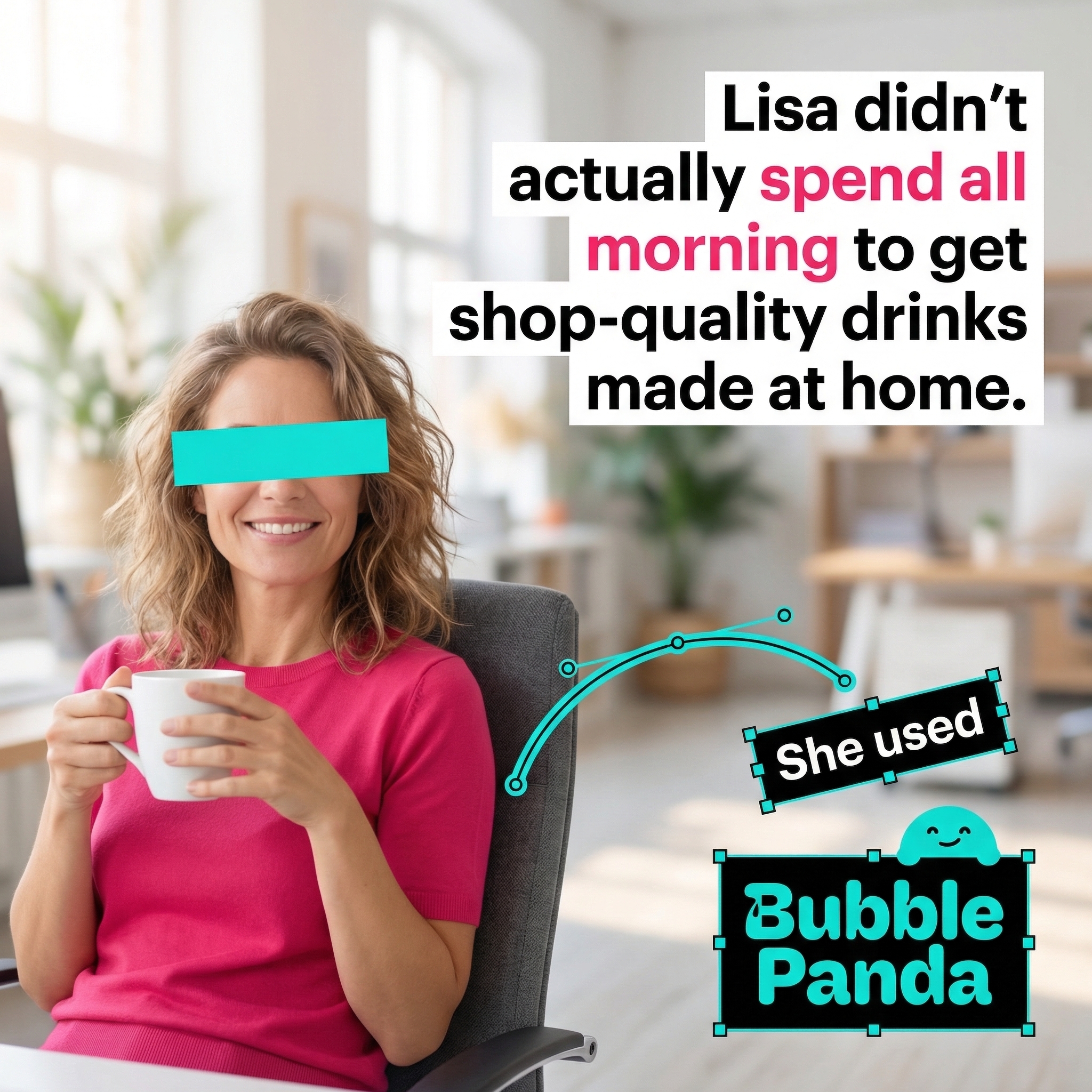 Bubble Panda Facebook ad
