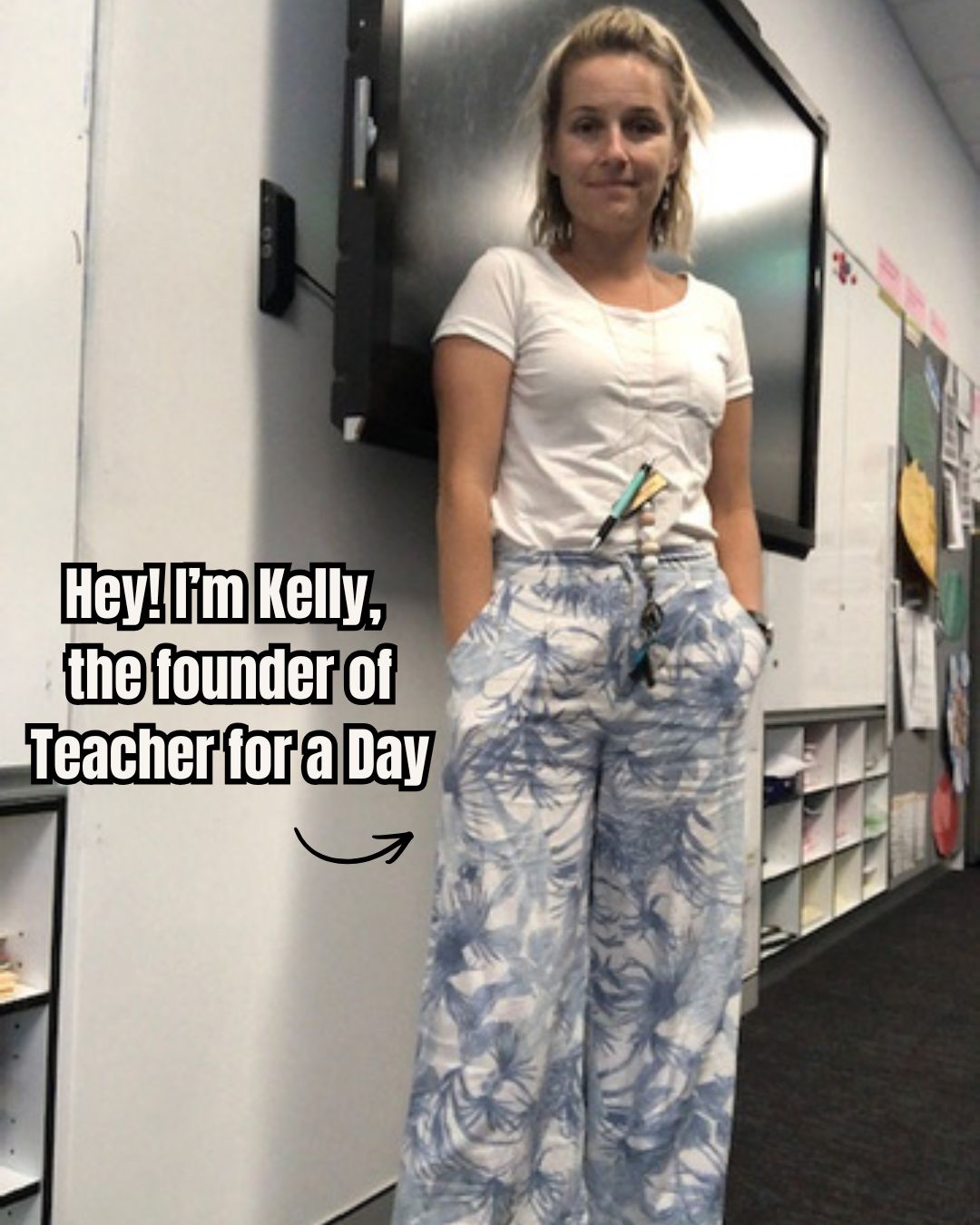 Teacher for a Day Facebook ad