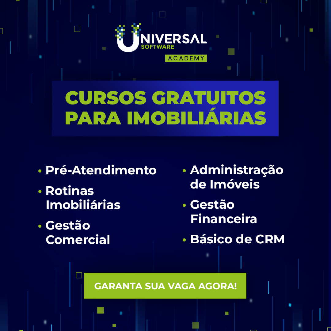 Universal Software LTDA Facebook ad: Os cursos que sua imobiliária precisava!