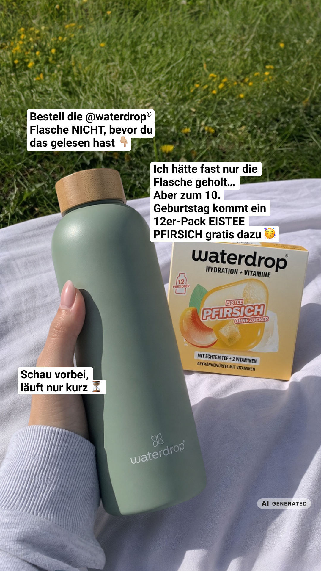 waterdrop Facebook ad