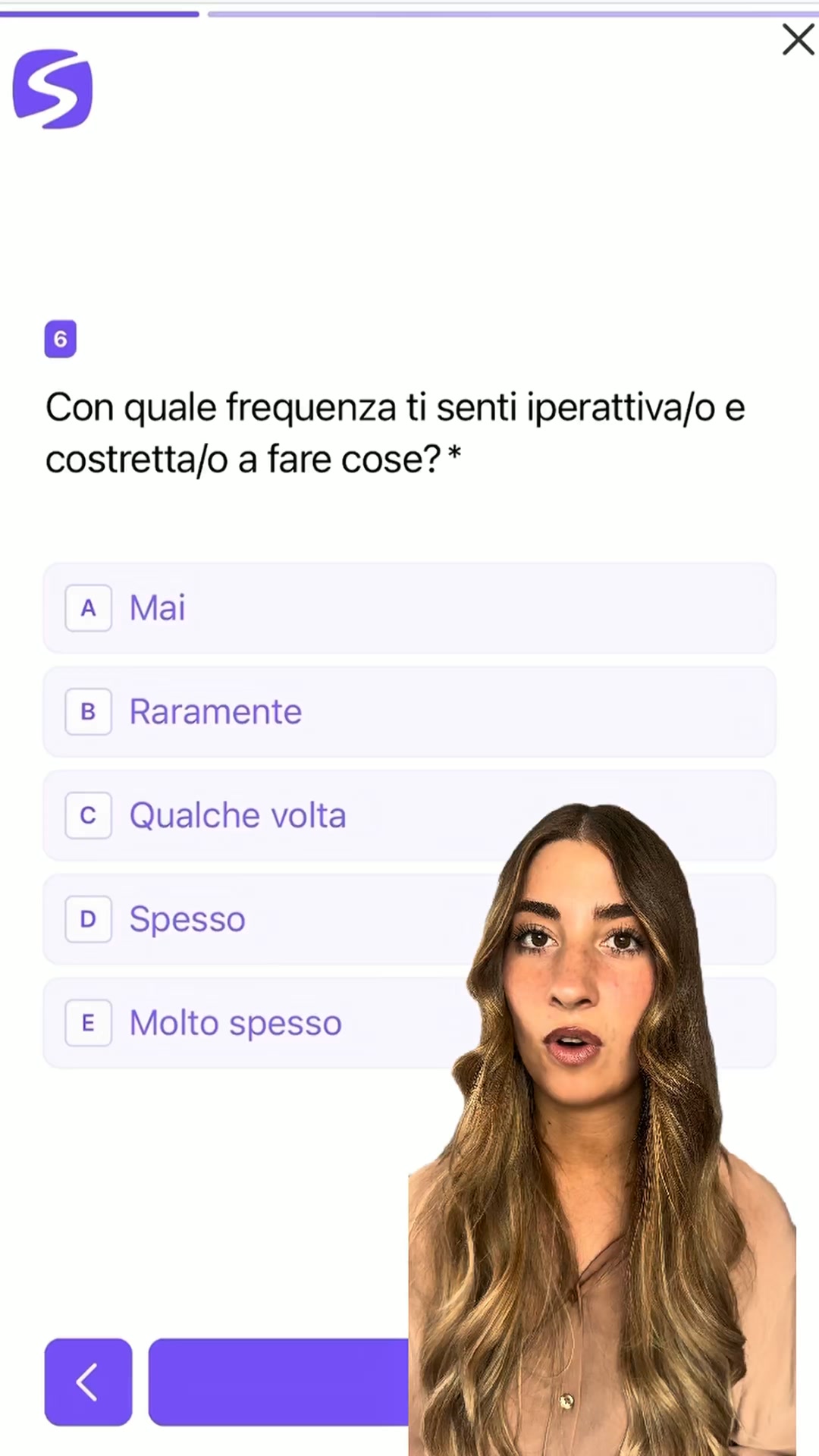 Serenis Facebook ad: Mille pensieri insieme? Scopri se è ADHD.