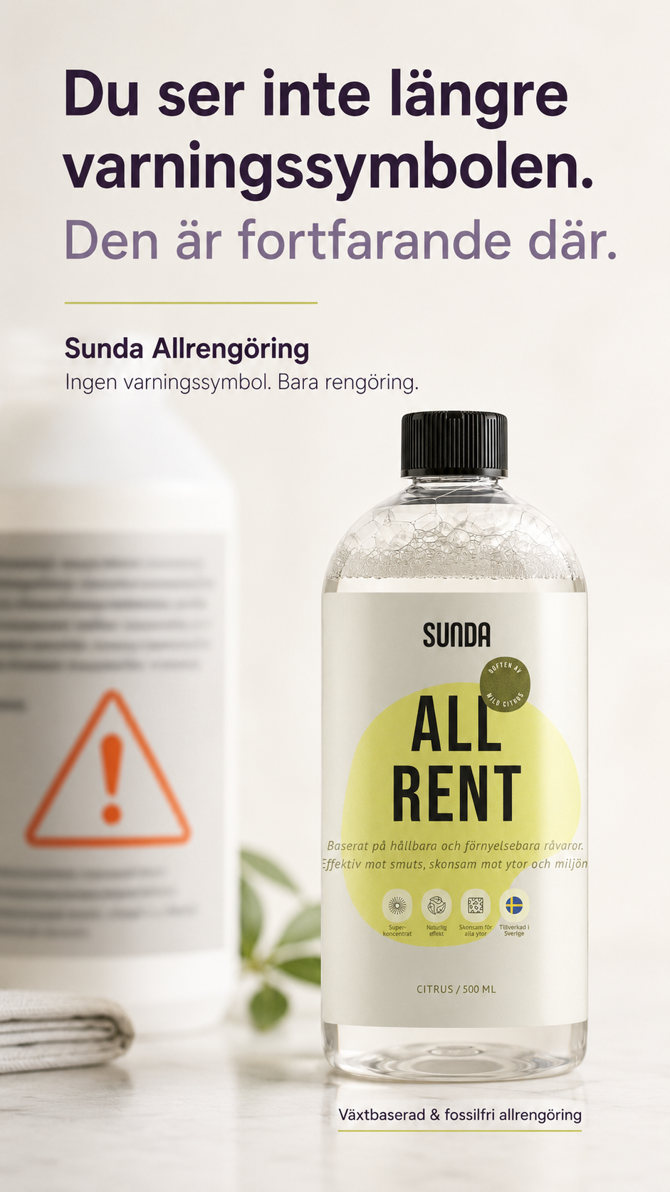 Sunda Facebook ad: 75 000+ kunder. 4,7 i betyg. Testa Allrent idag
