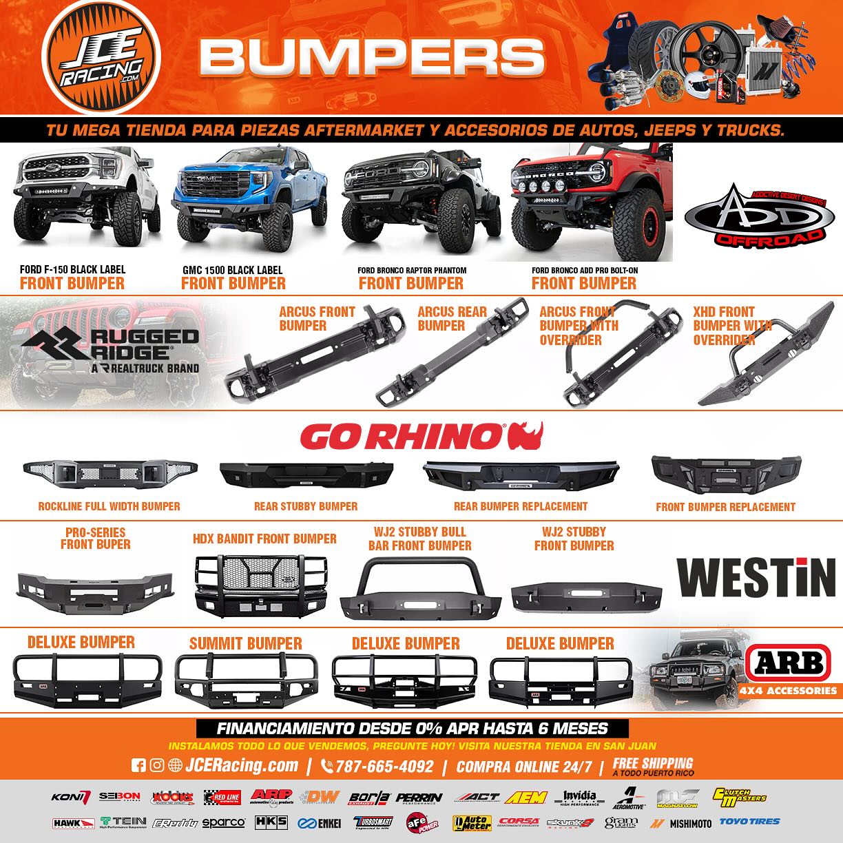 JCERacing.com Facebook ad