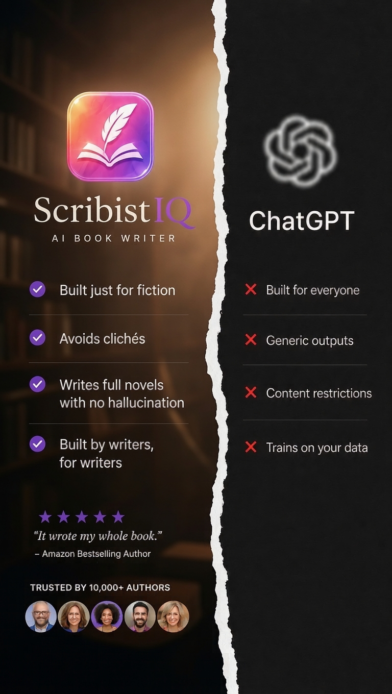 Scribist IQ AI Book Generation Facebook ad: It's time to finally write that book you've been dreaming…