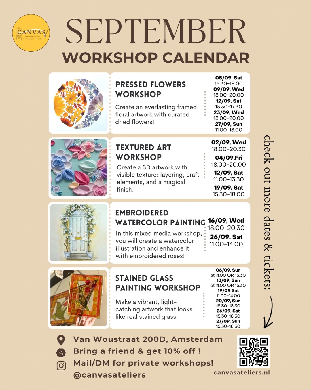 Canvas Atelier Facebook ad: Back from the holiday & ready for your…