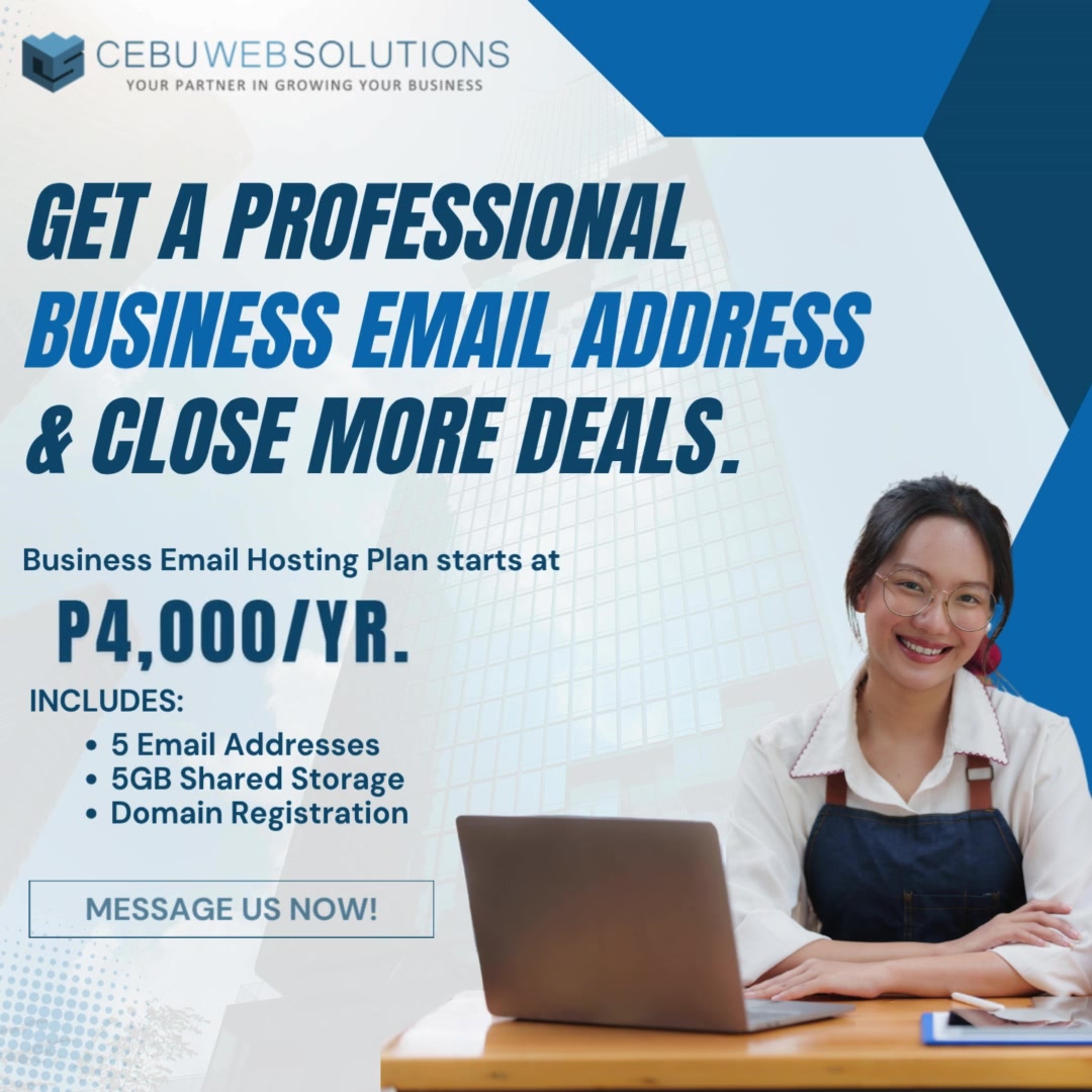Cebu Web Solutions Facebook ad from Dec 26, 2025