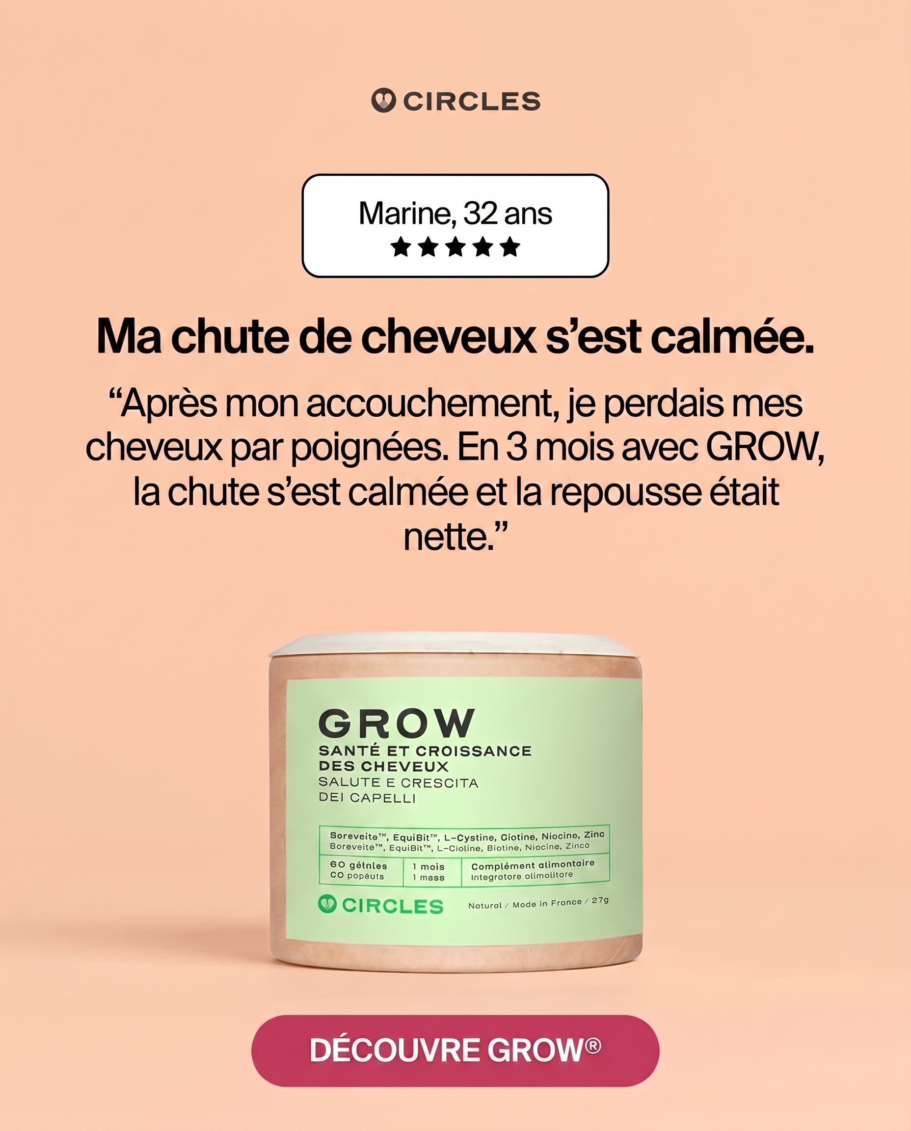 Circles Facebook ad