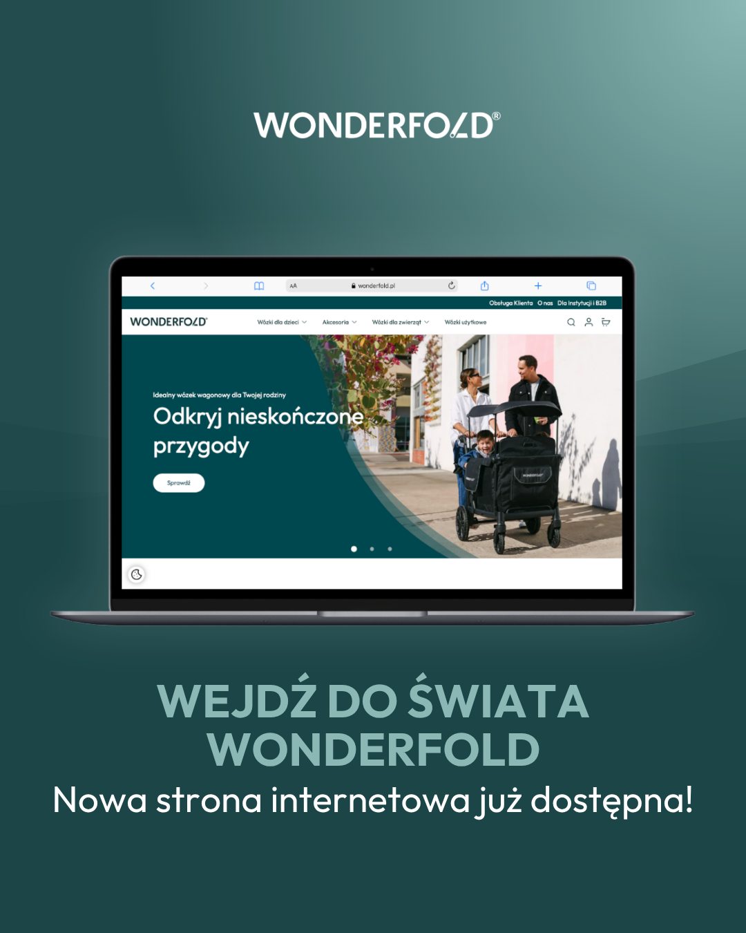 Wonderfold Polska Facebook ad: Nowa strona Wonderfold już działa, przejrzysta…