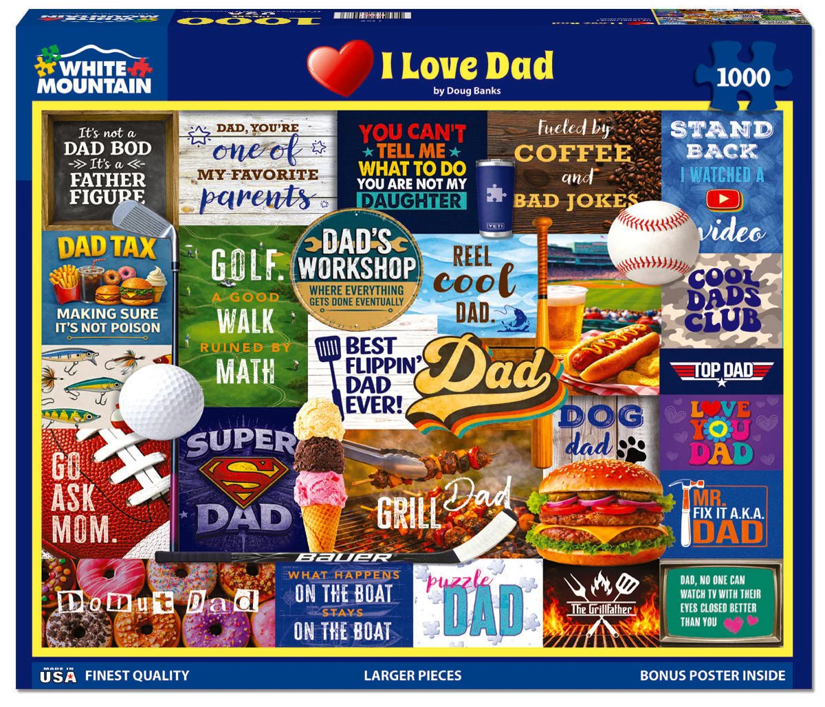White Mountain Puzzles Facebook ad