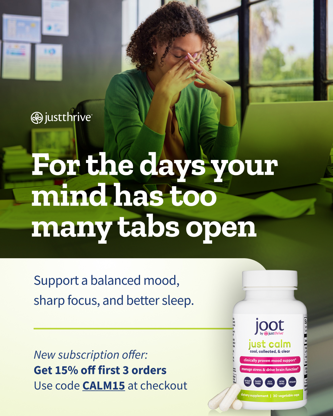 Just Thrive Facebook ad