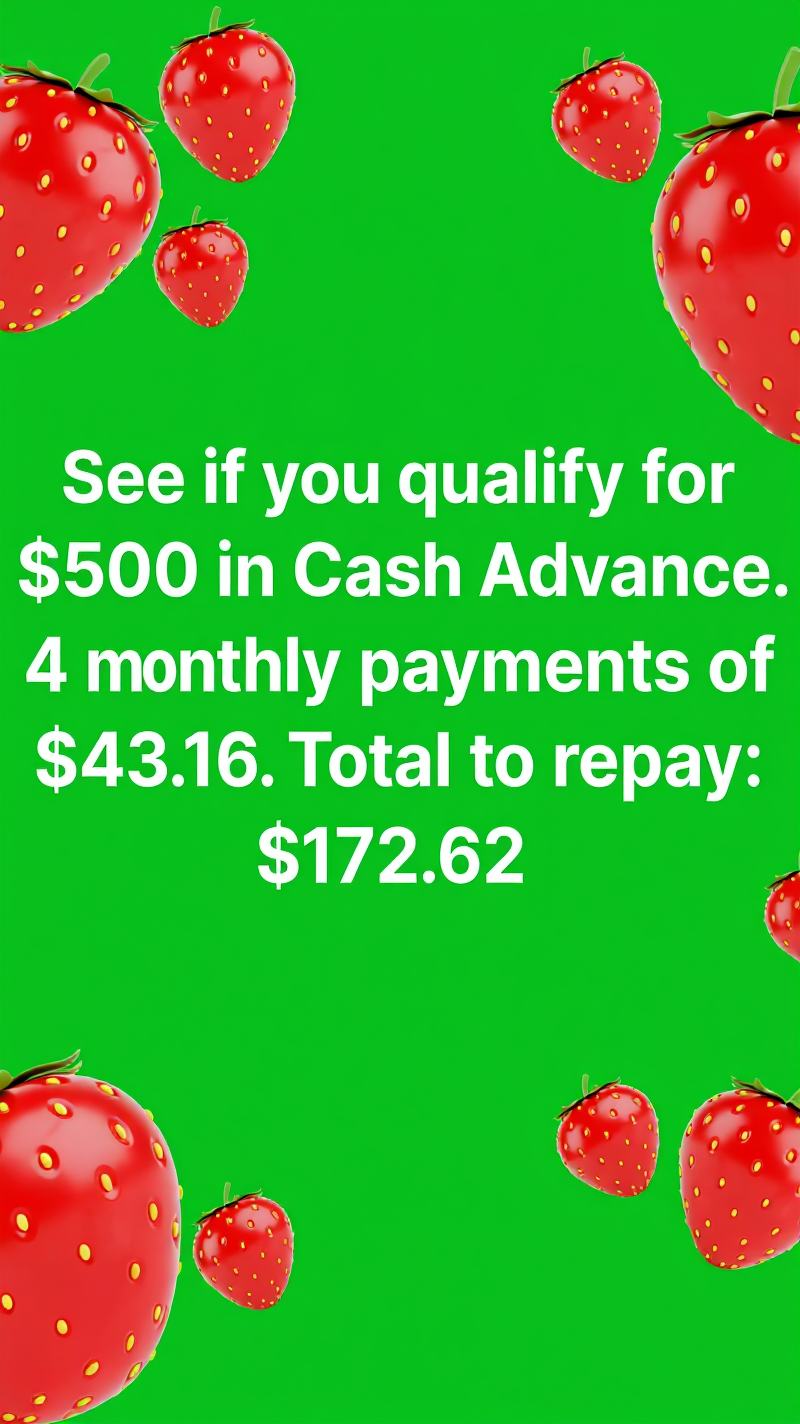 Instant Cash Advance Facebook ad