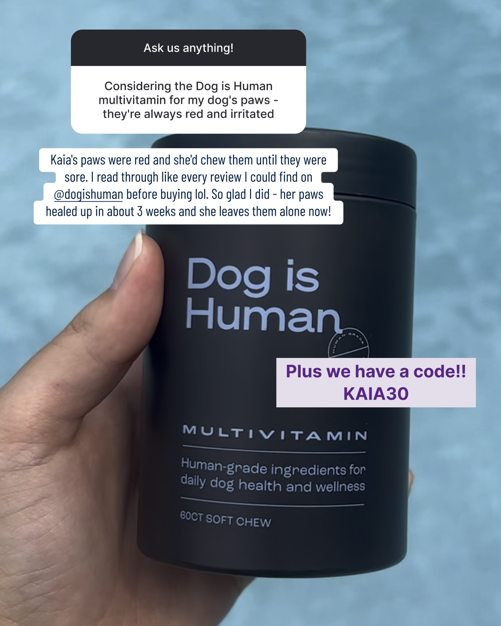 Dog is Human Facebook ad