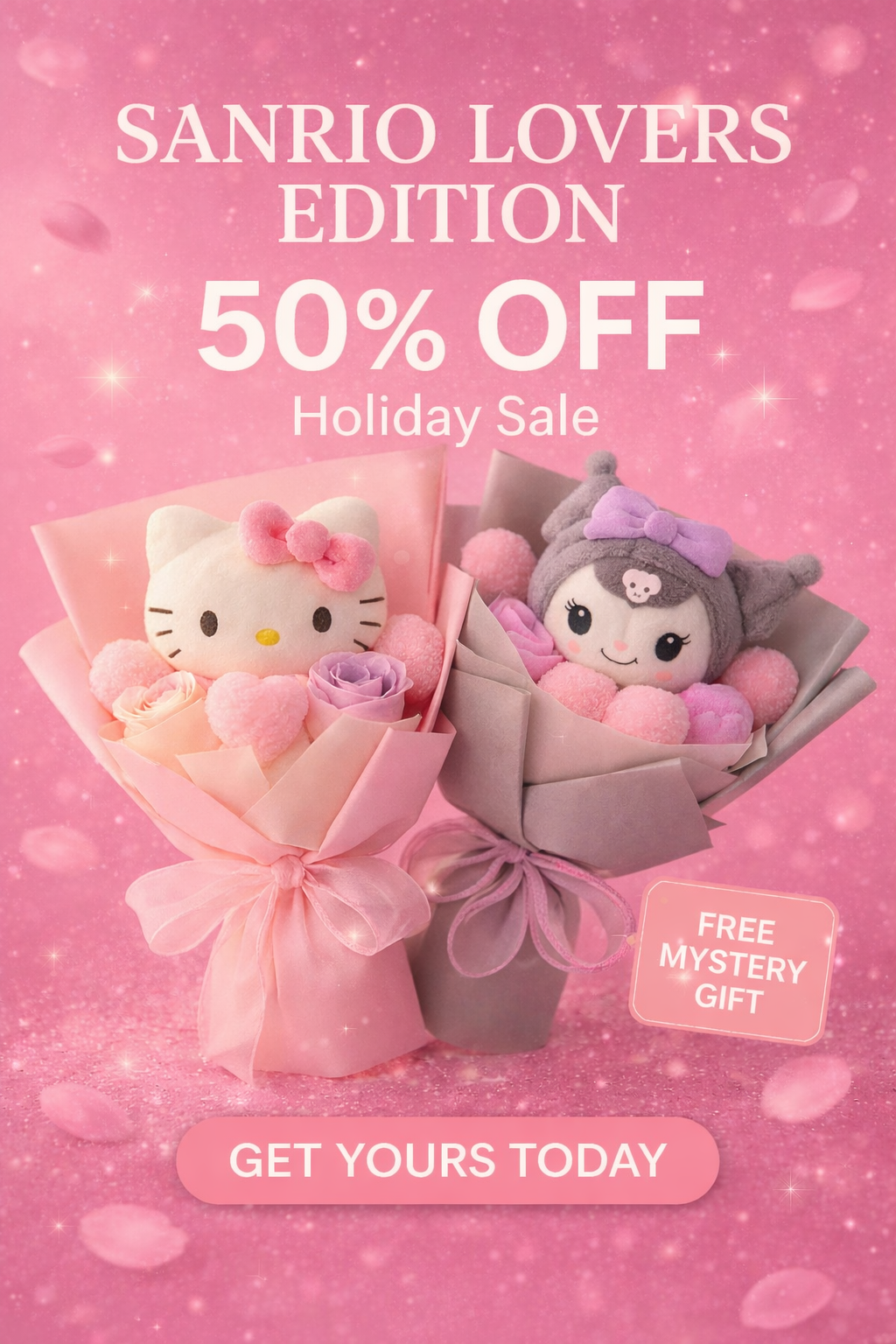 PrincessMade Facebook ad: Sanrio Lovers Edition, 50% OFF Sale