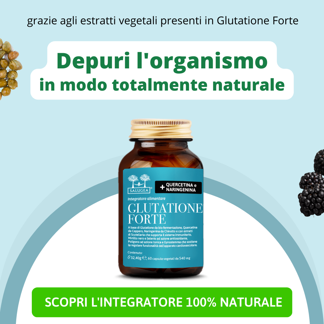 Salugea Facebook ad: Integratore con Glutatione 100% naturale