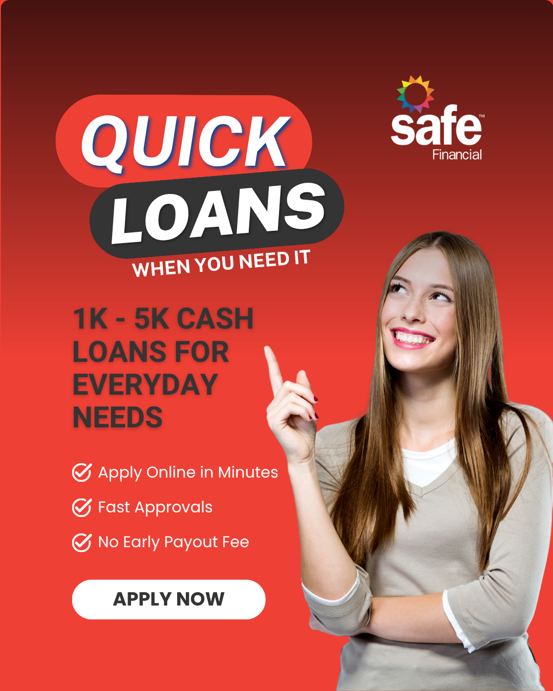 Safe Financial Facebook ad