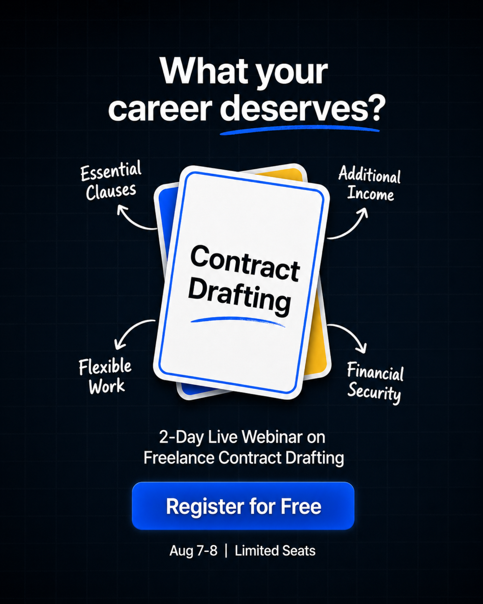 Lawctopus Facebook ad: Become a Contract Drafting Freelancer