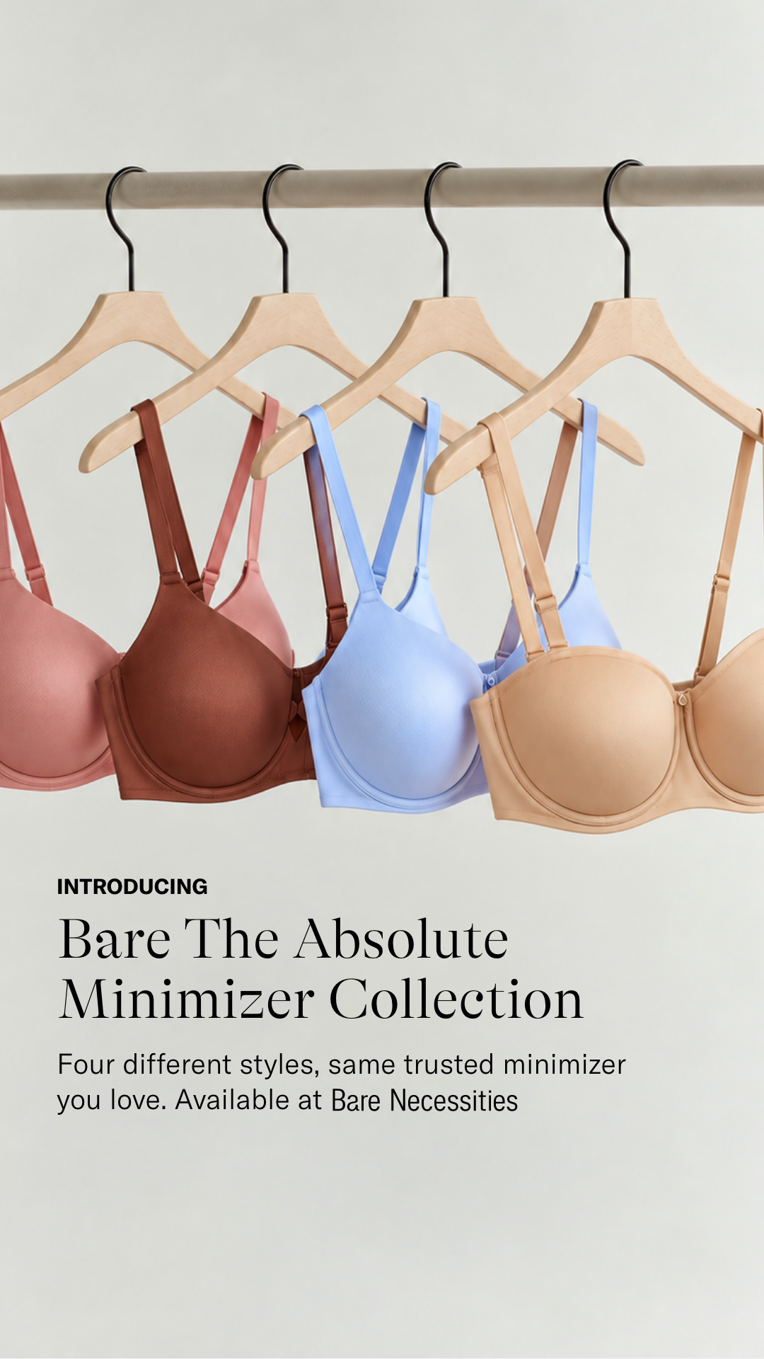 BARE NECESSITIES Facebook ad: Your Minimizer, Your Way