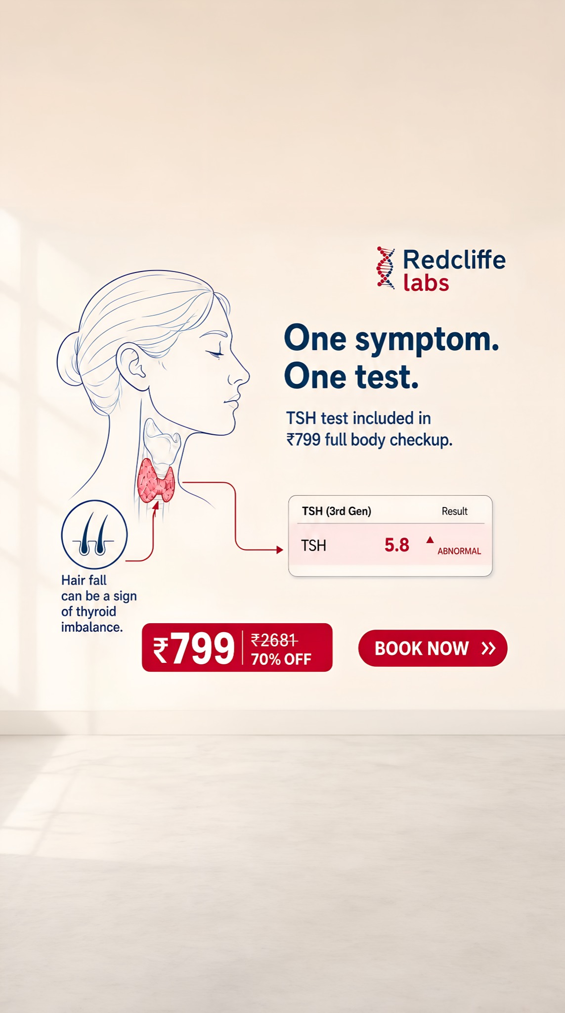 Redcliffe Labs Facebook ad