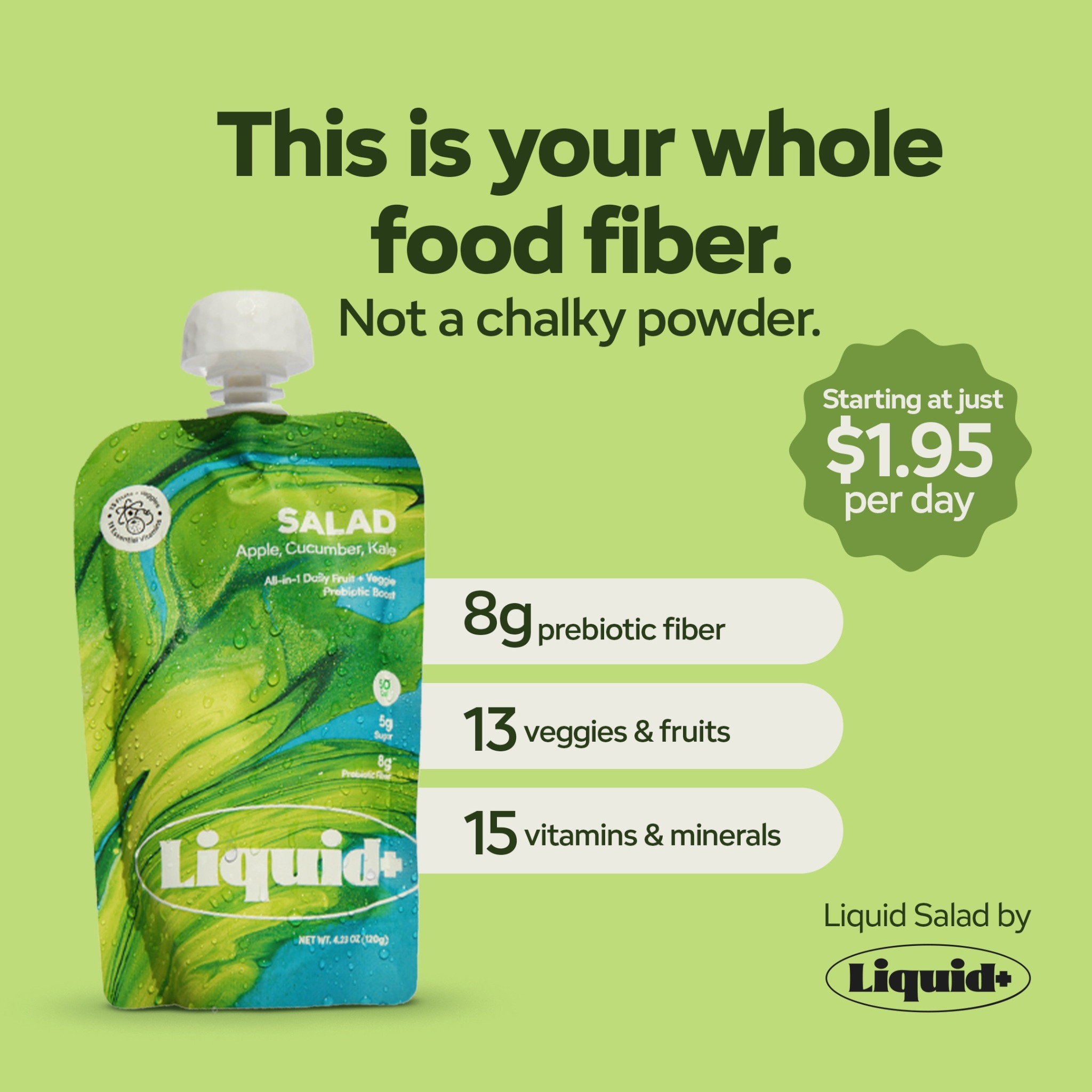 Liquid Salad by Liquid Plus Facebook ad