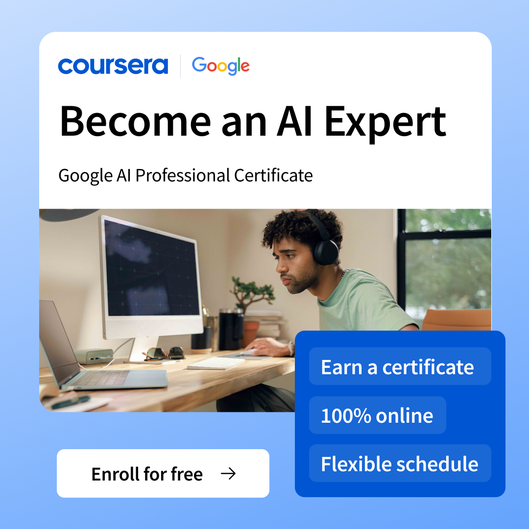 Coursera Facebook ad