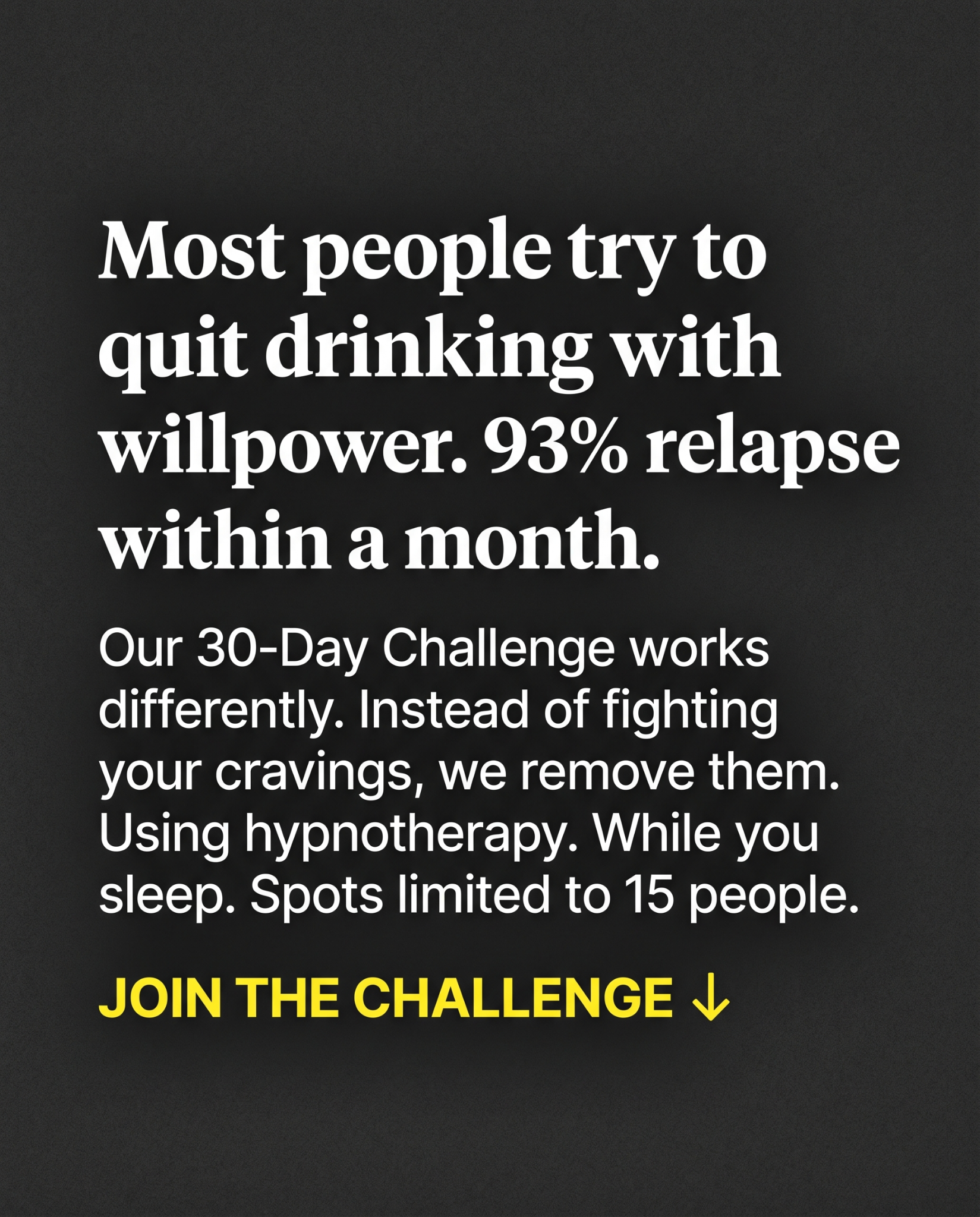 Hypnozio: power of hypnotherapy Facebook ad