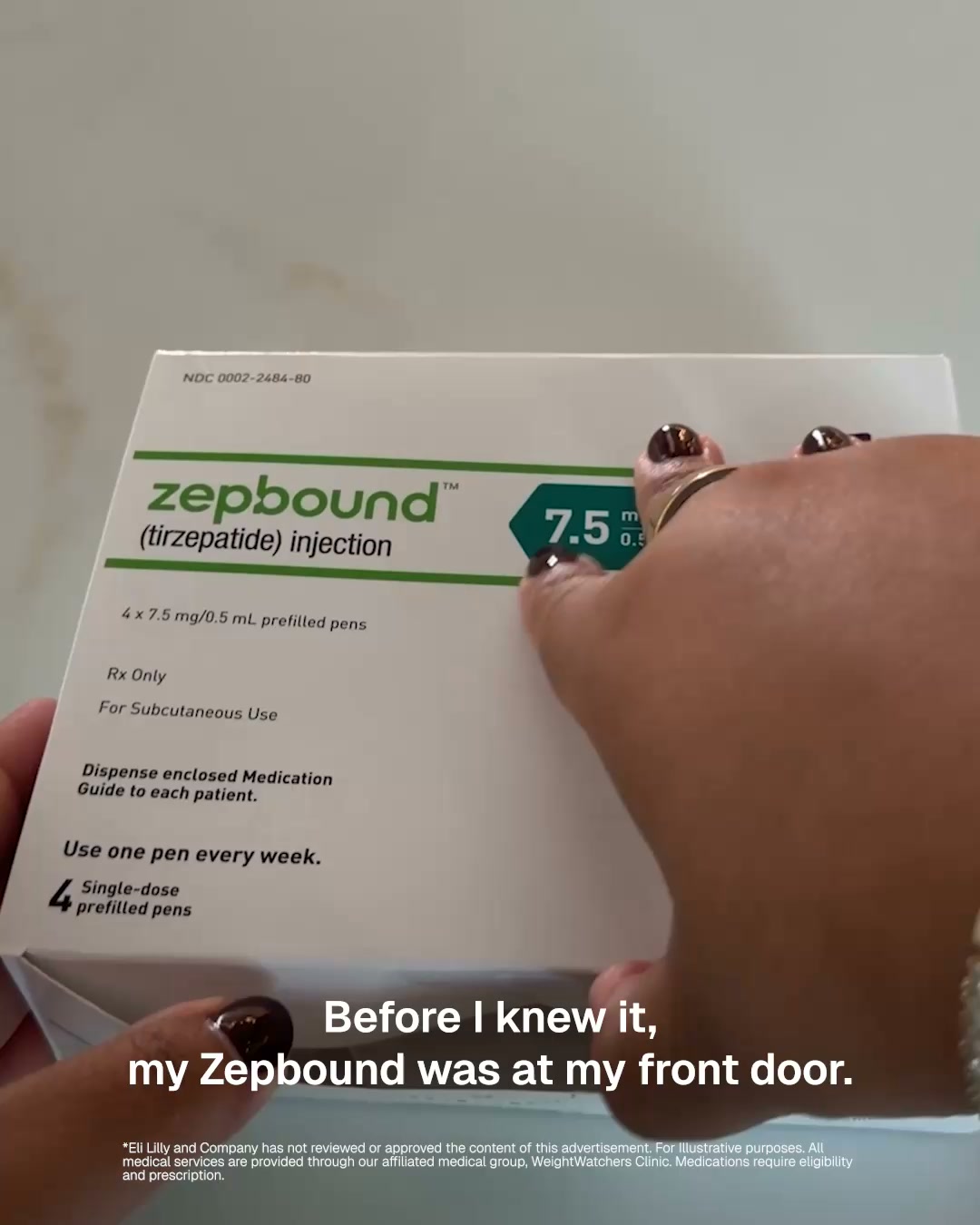WeightWatchers Facebook ad: Access GLP-1s + support through WW Med+
