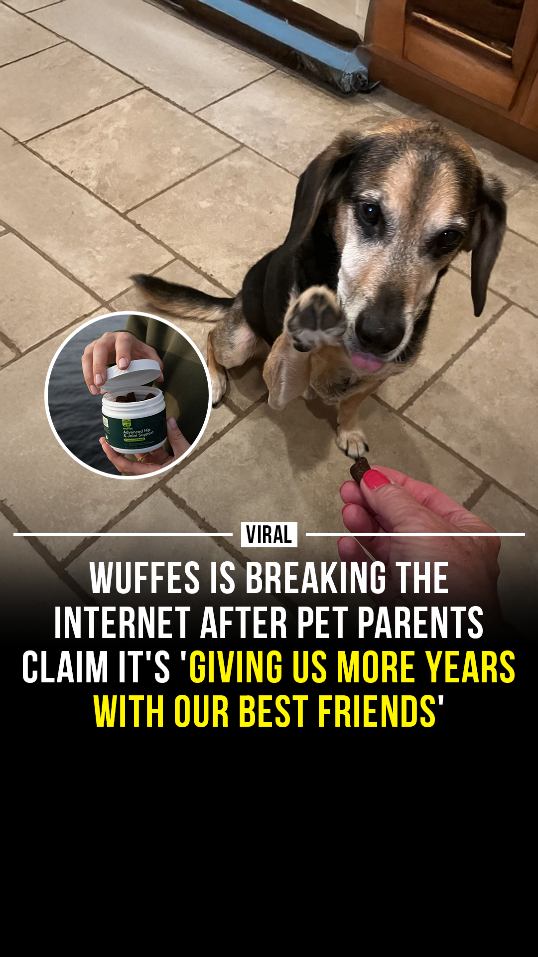 Wuffes Facebook ad