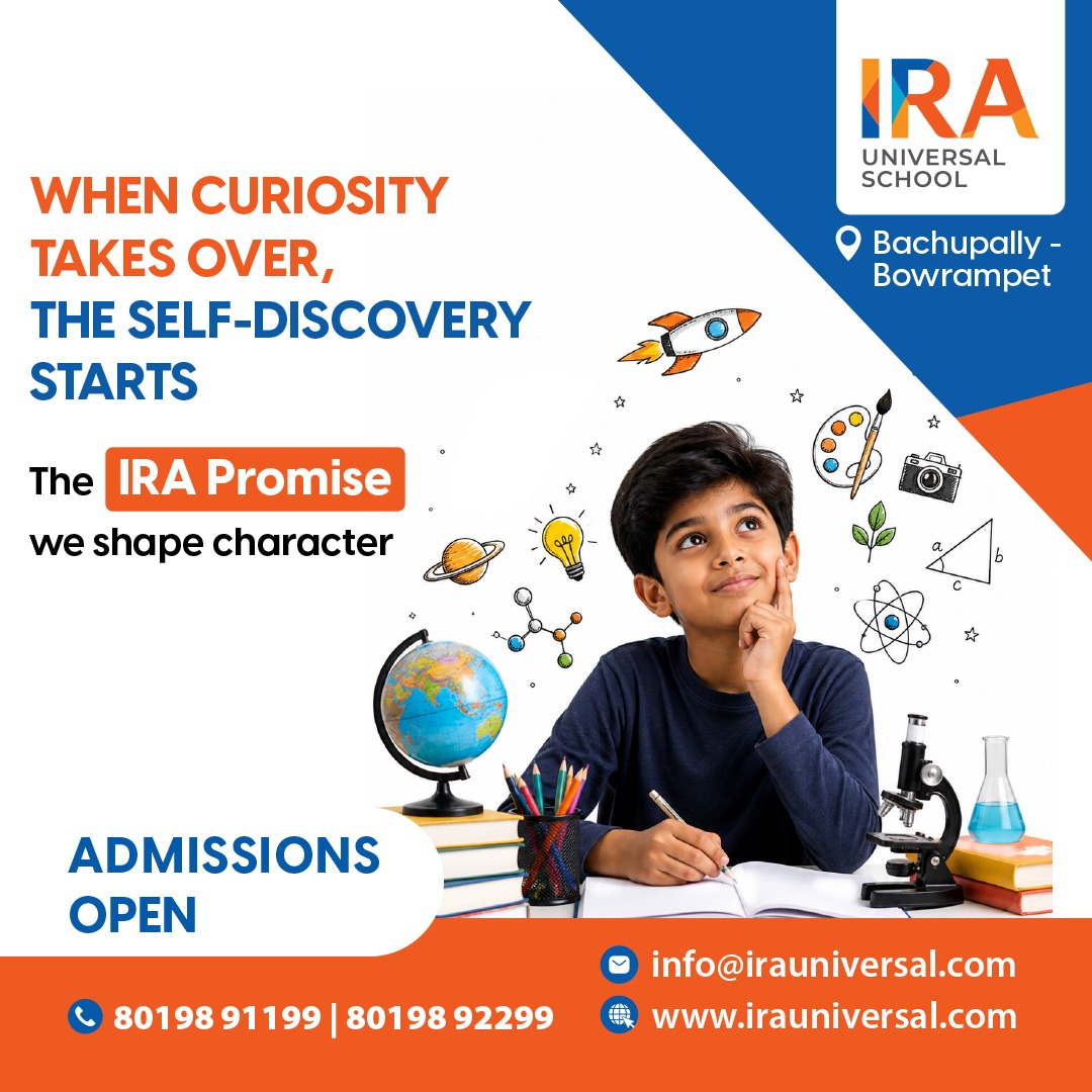 IRA Universal School Facebook ad: Admissions Open