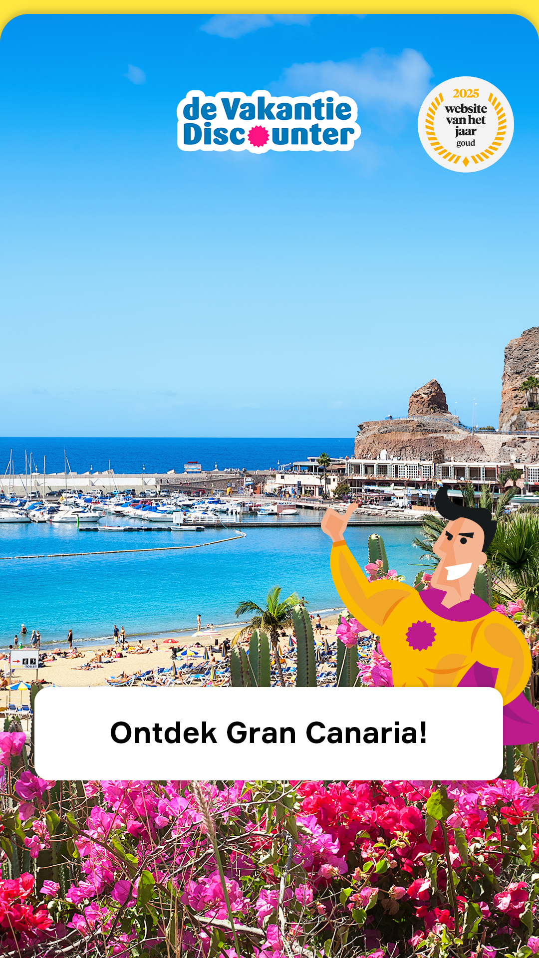 de VakantieDiscounter Facebook ad