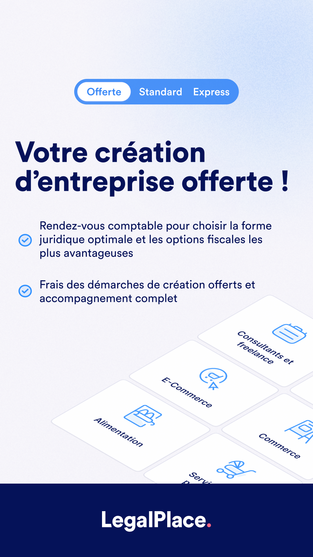 LegalPlace.fr Facebook ad from Feb 24, 2026