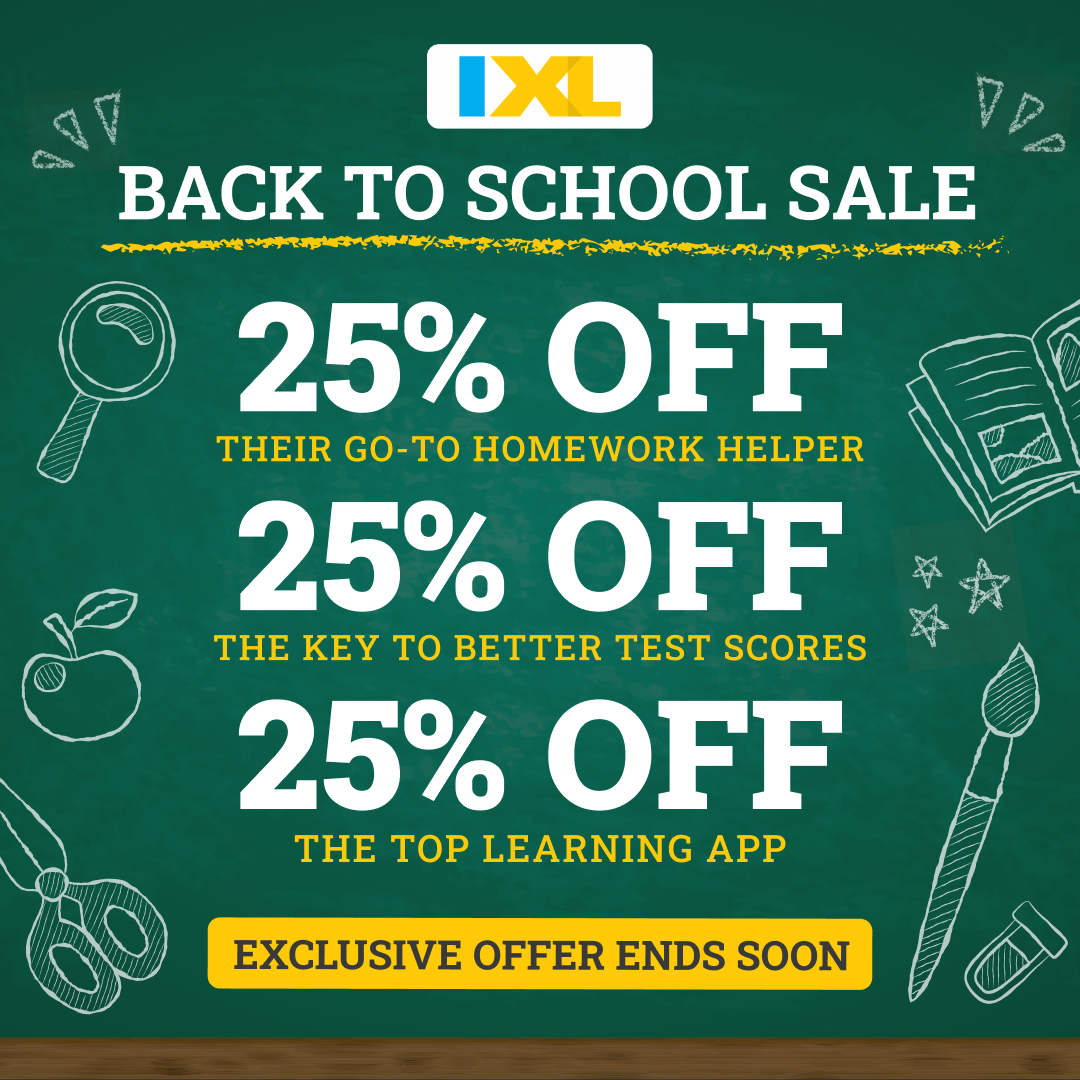 IXL Facebook ad