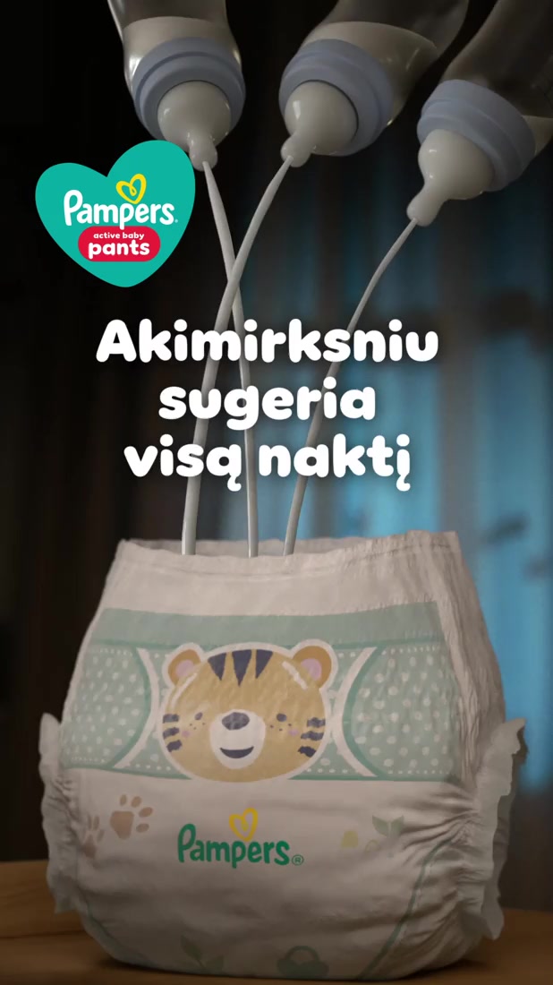 Pampers Baltics Facebook ad from Jul 30, 2026