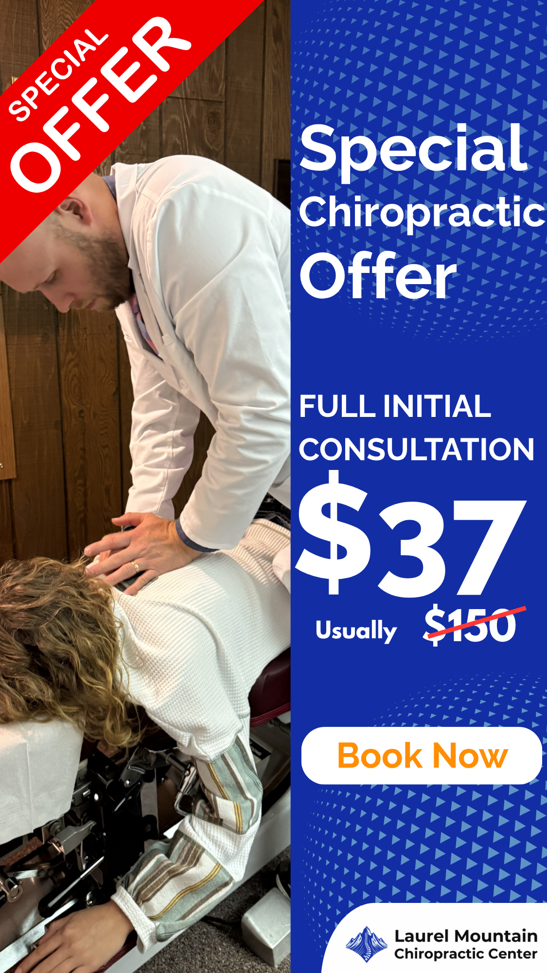 Laurel Mountain Chiropractic Center Facebook ad